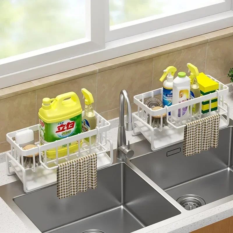 Kitchen Sink Sponge & Soap Rack