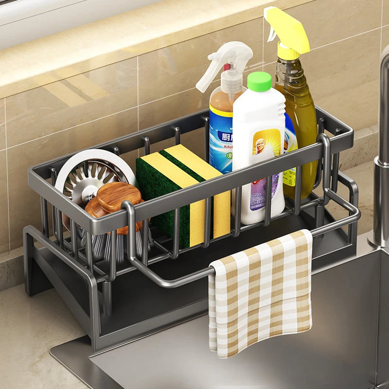 Kitchen Sink Sponge & Soap Rack